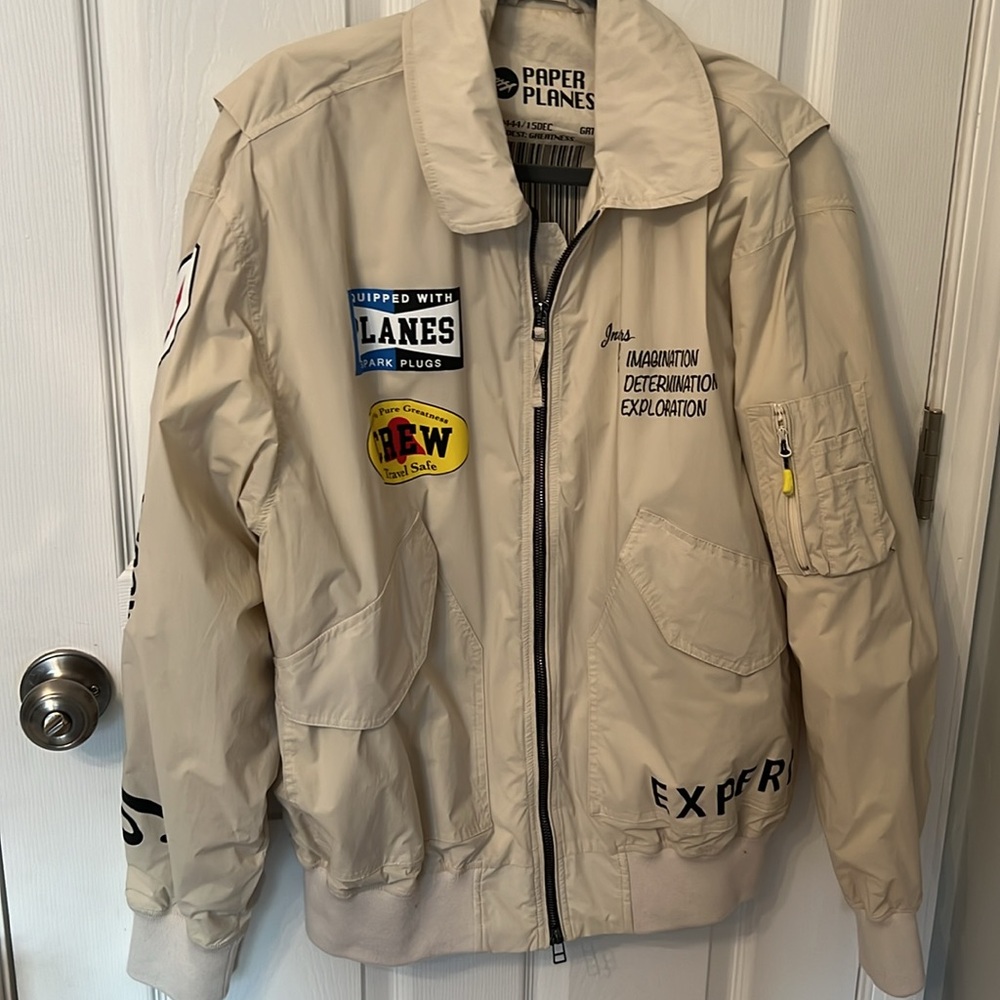 Paper planes- Men's windbreaker - Picture 3 of 4